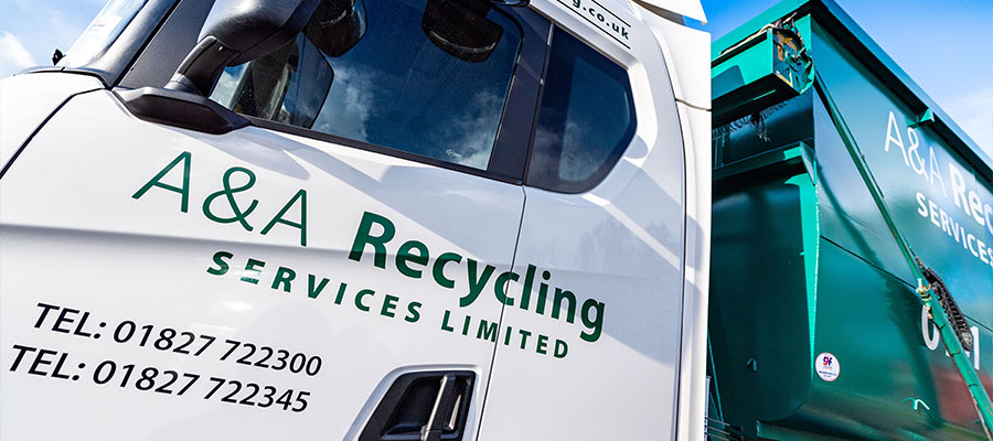 A&A Recycling Container Truck